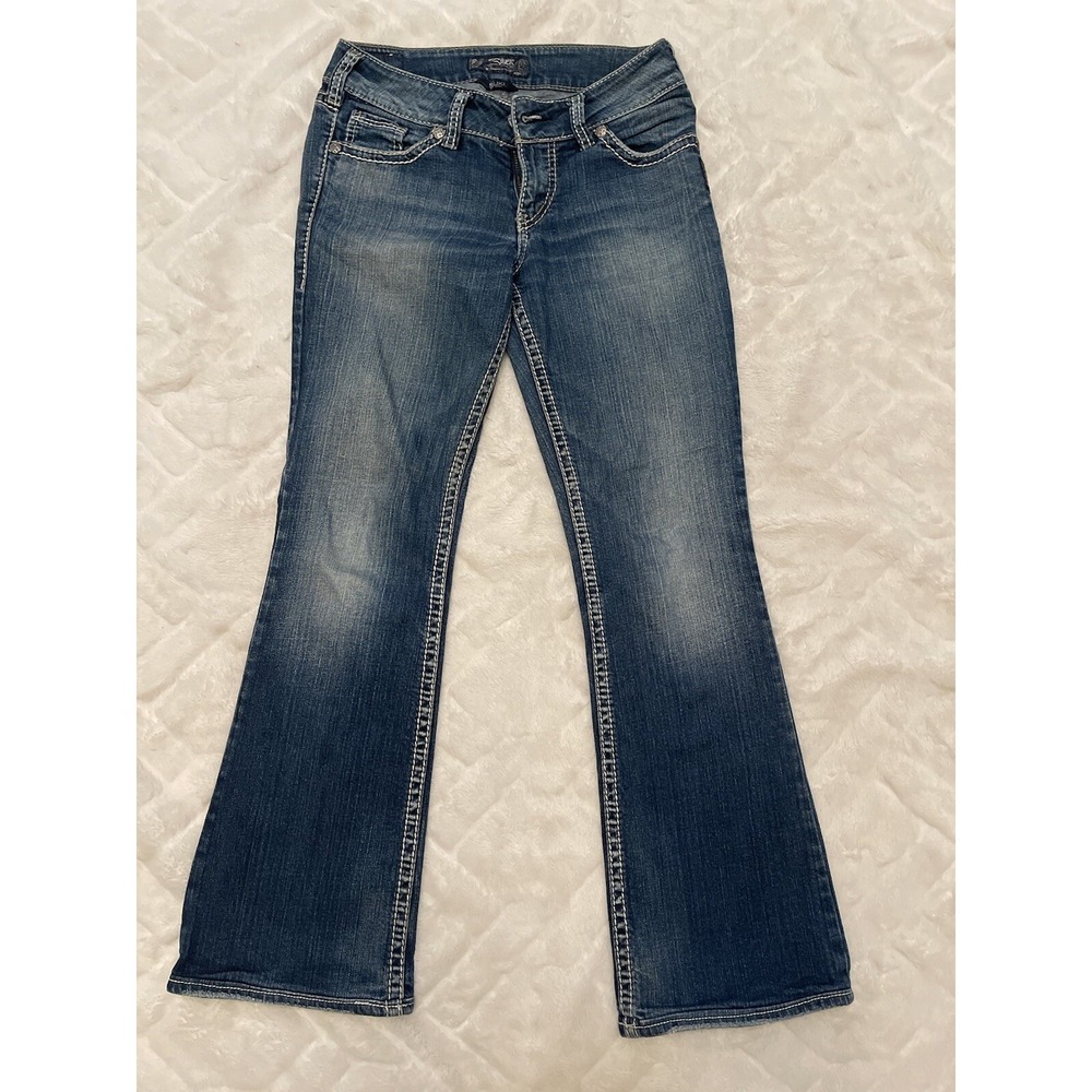 Silver Jeans Womens Surplus Bootcut Size‎ 27 Buckle BKE Western Country